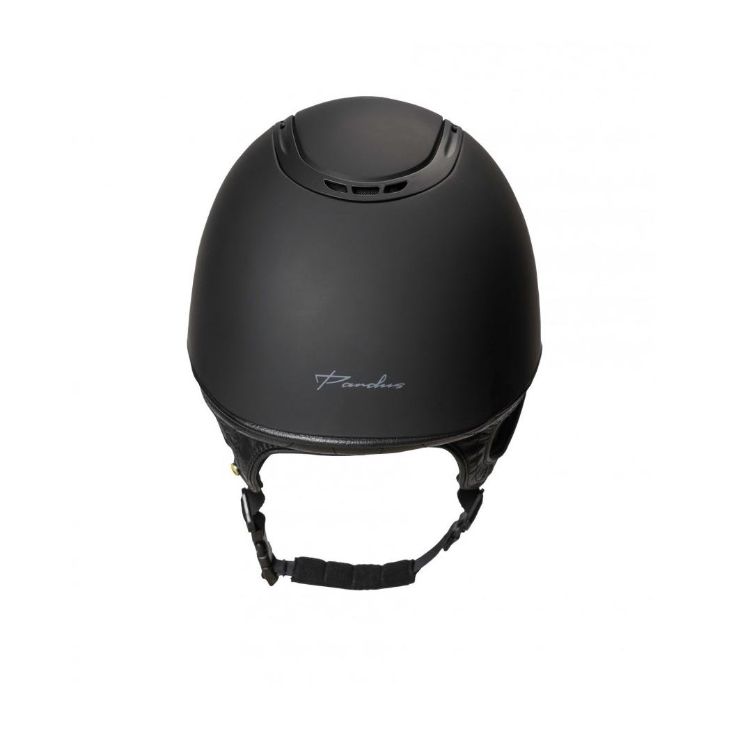 Bombe d’équitation EQ3 Pardus Smooth Top - noir