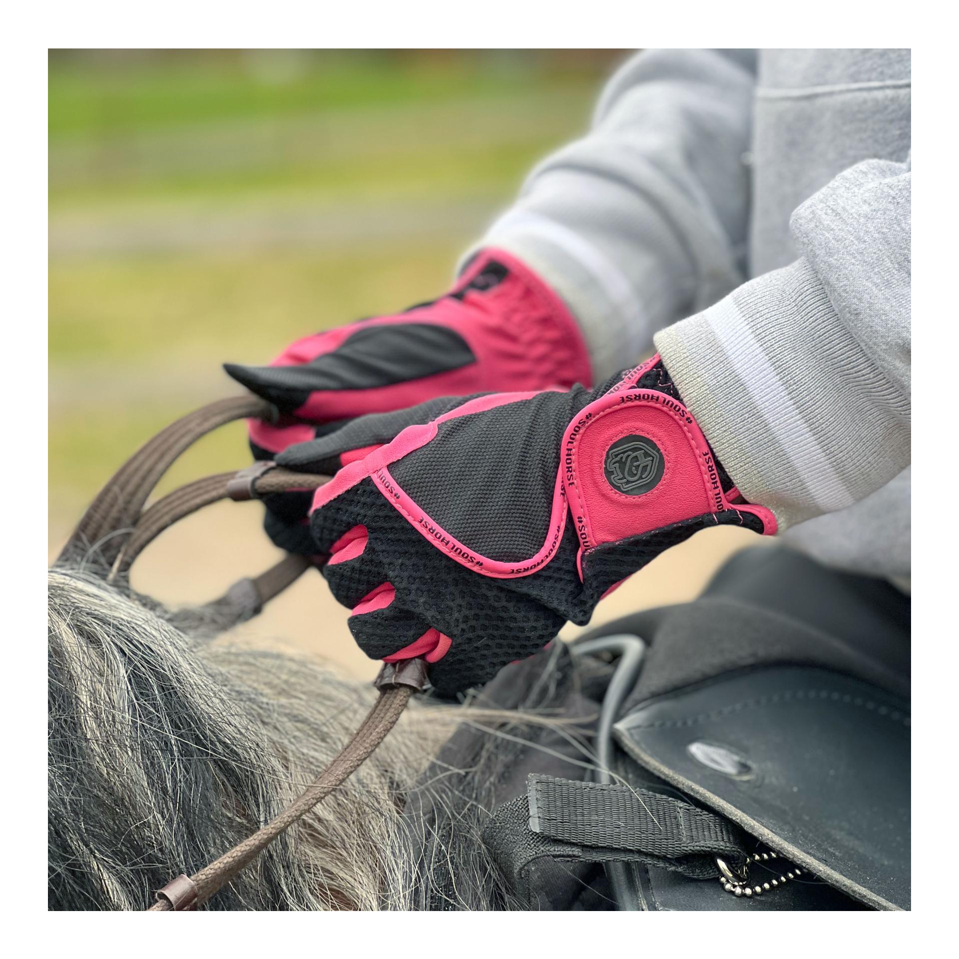 Soulhorse Reithandschuhe Feel the Pink Power