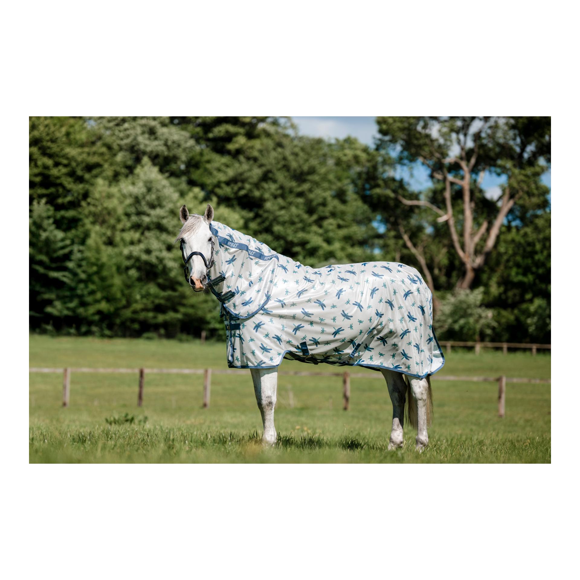 Horseware Couverture anti-mouches Amigo Integrated Fly Sheet