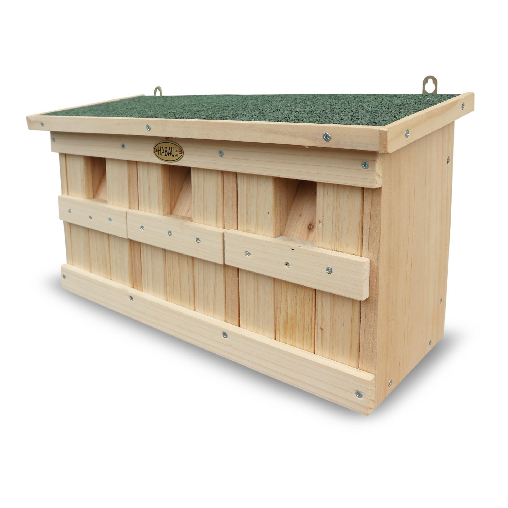 Spatzenhaus mit 3 Brutkammern 