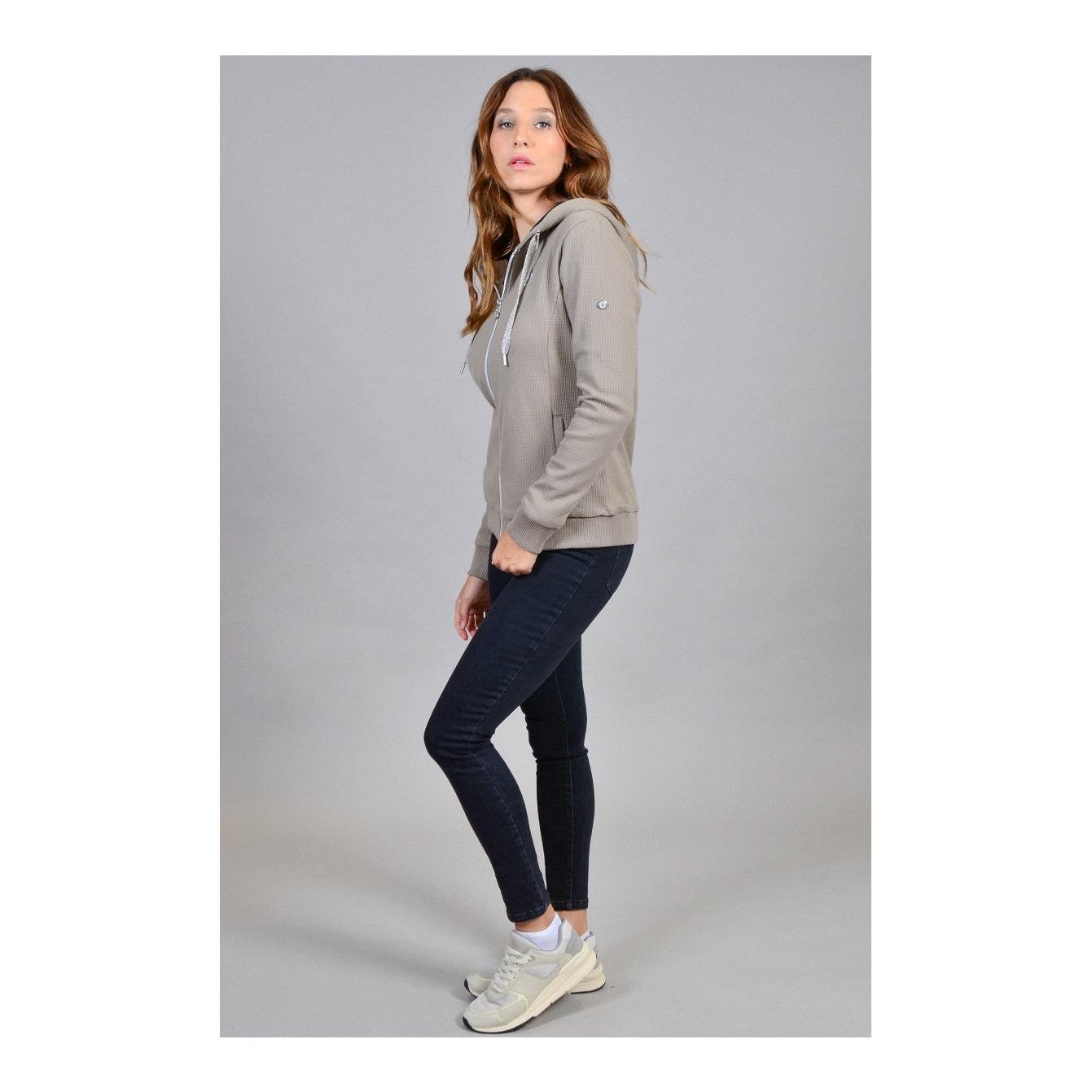 Hoodie Swai Damen - taupe