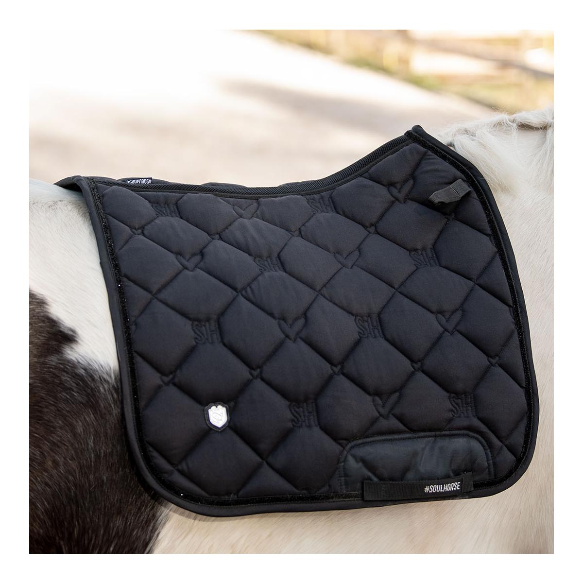 Schabracke Dressur "Black Glitter"