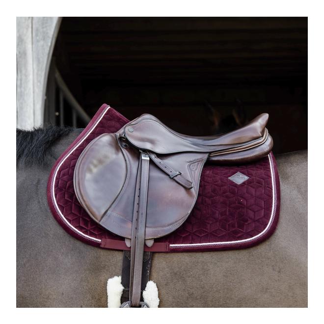 Schabracke Velvet Samt - bordeaux Schabracke Velvet Samt - bordeaux