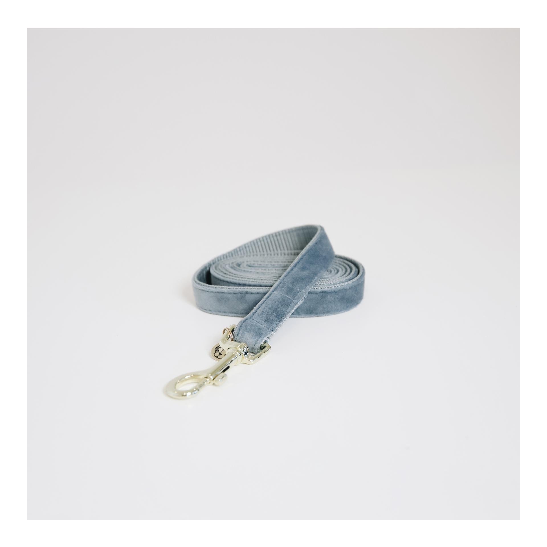 Hundeleine Velvet - light blue Hundeleine Velvet - light blue