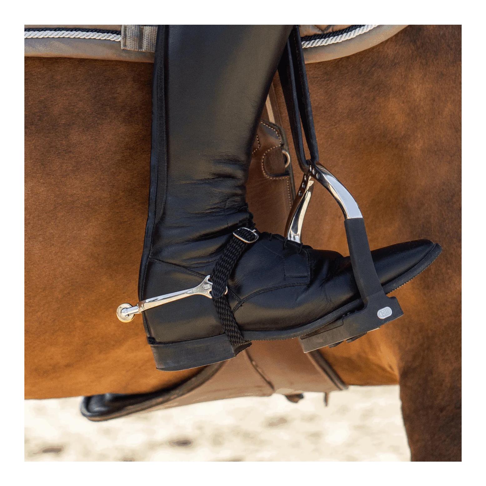 Sprenger Sporen ULTRA fit Comfort Roller - Edelstahl rostfrei, 25 mm abgerundet, Roller vertikal