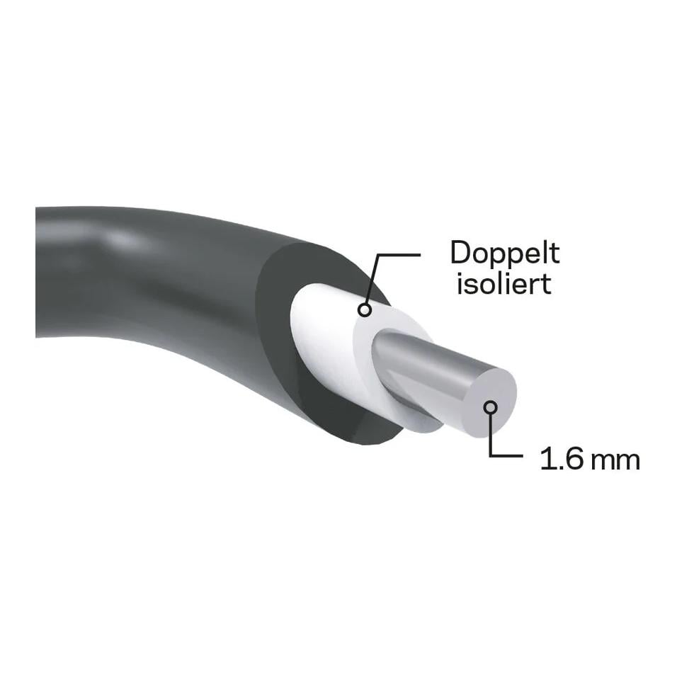 Erd-/ Zuleitungskabel ø1.6 mm Erd-/ Zuleitungskabel ø1.6 mm