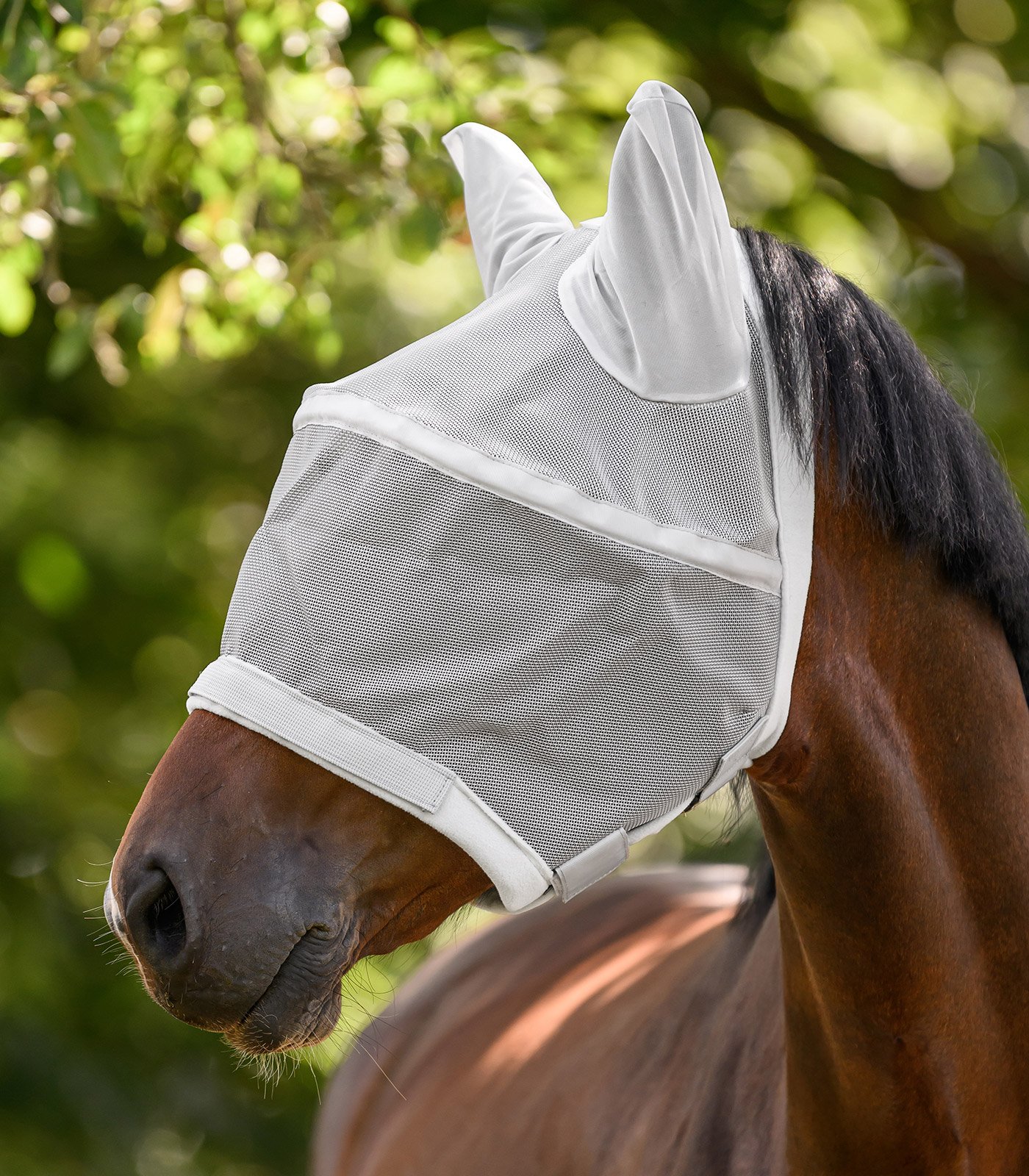 Waldhausen Fliegenmaske Premium Space mit Ohrenschutz und Nasenschutz