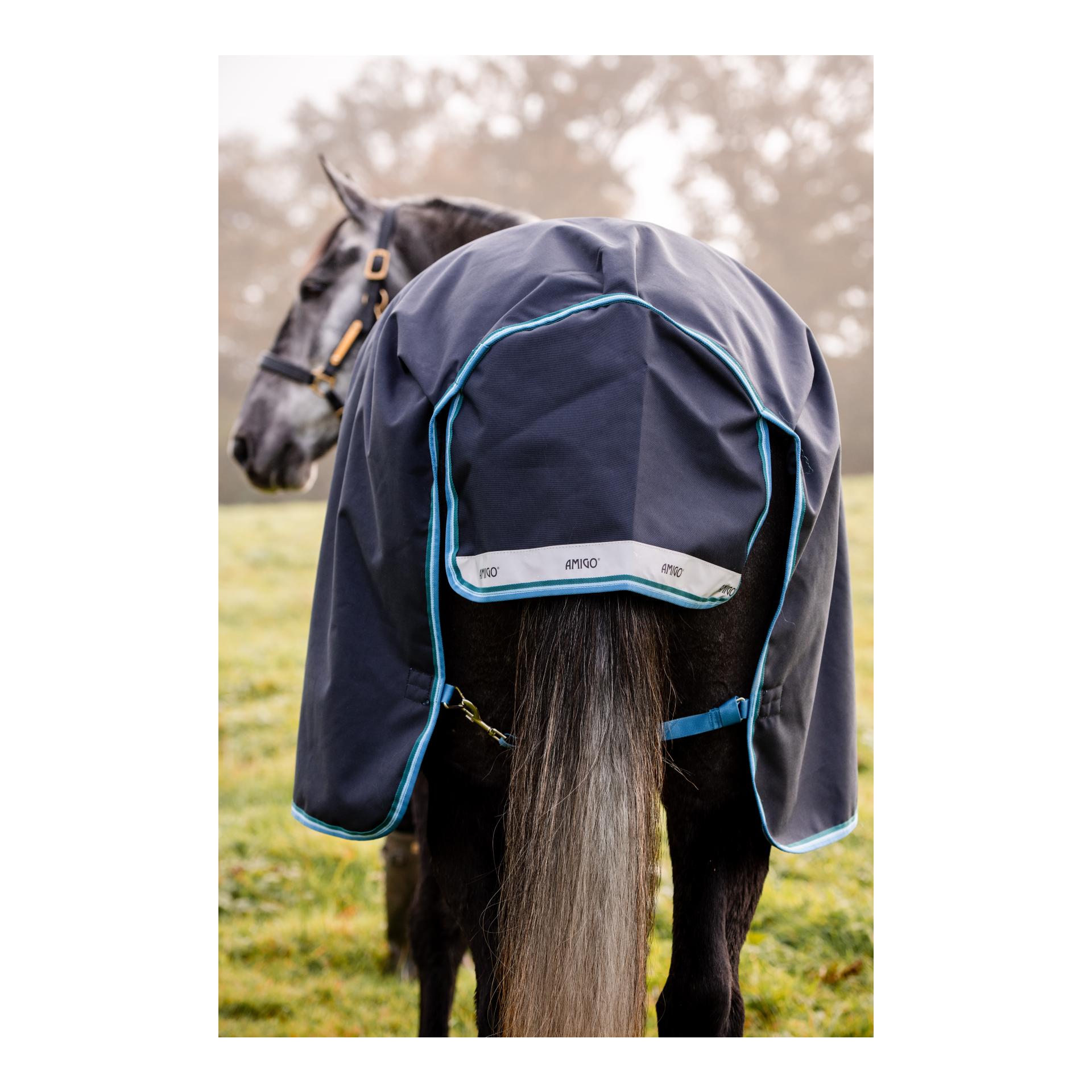 Weidedecke Amigo Bravo 12 50g - navy/turquoise Weidedecke Amigo Bravo 12 50g - navy/turquoise