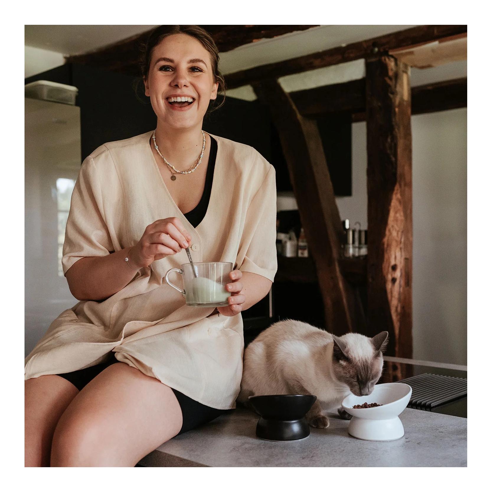 Stylecats by Hunter Gamelle pour chat en céramique Langa