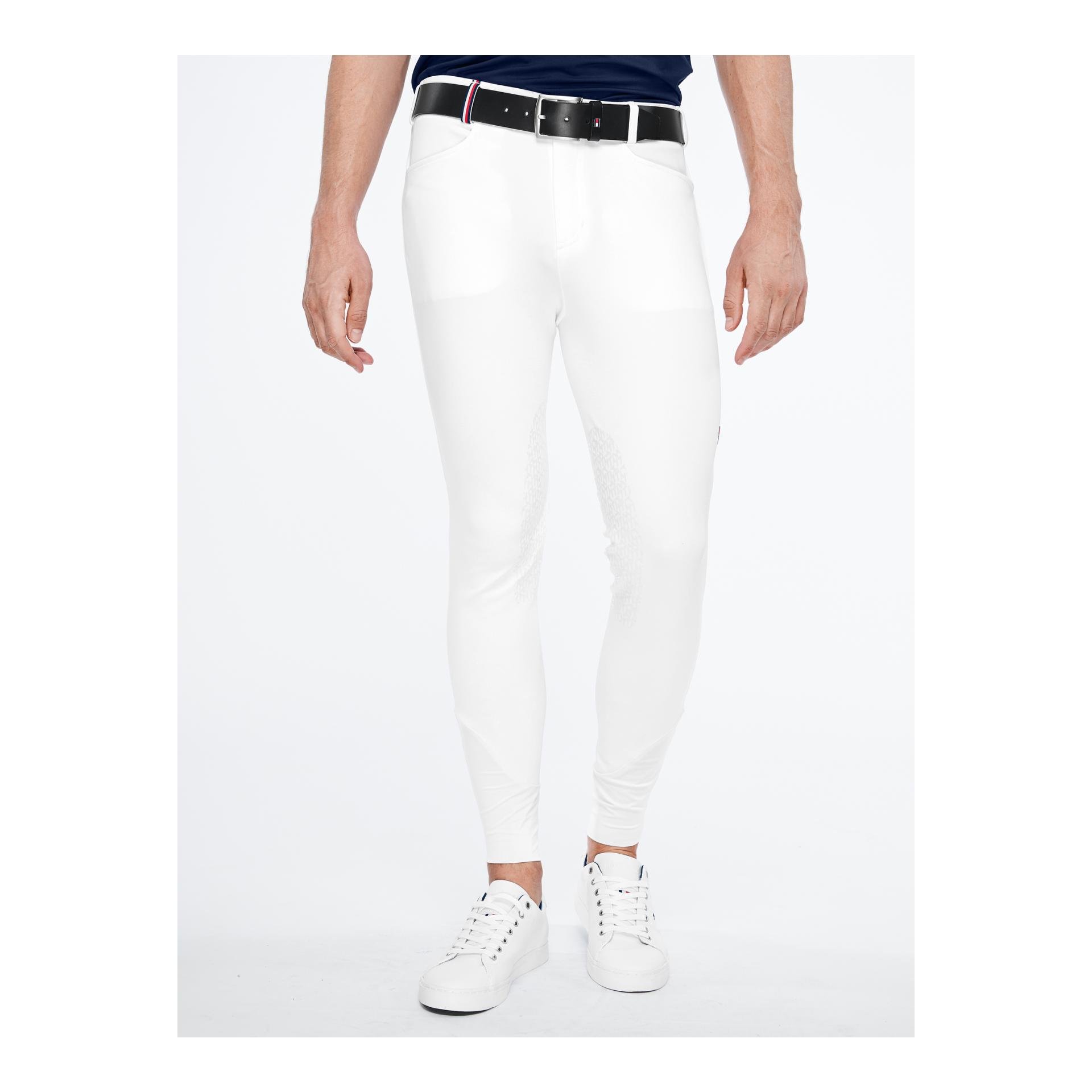 Reithose Performance Kniegrip Herren - optic white
