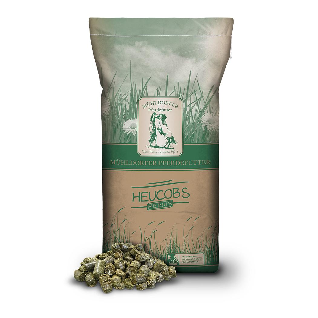 Mühldorfer Pferdefutter Heucobs Medium - Grün -