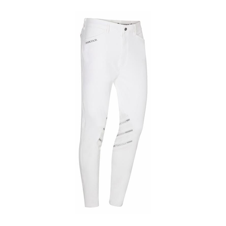 Pantalon d’équitation Costa – pour hommes – basanes genoux – blanc