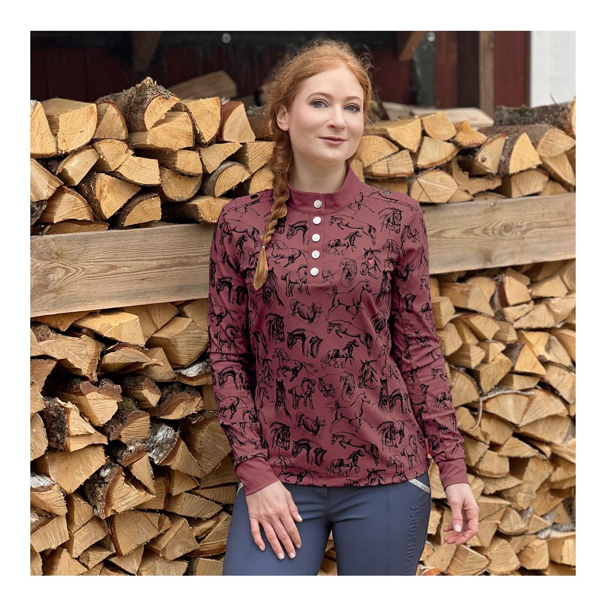 Funktionsshirt Longsleeve Horses Funktionsshirt Longsleeve Horses