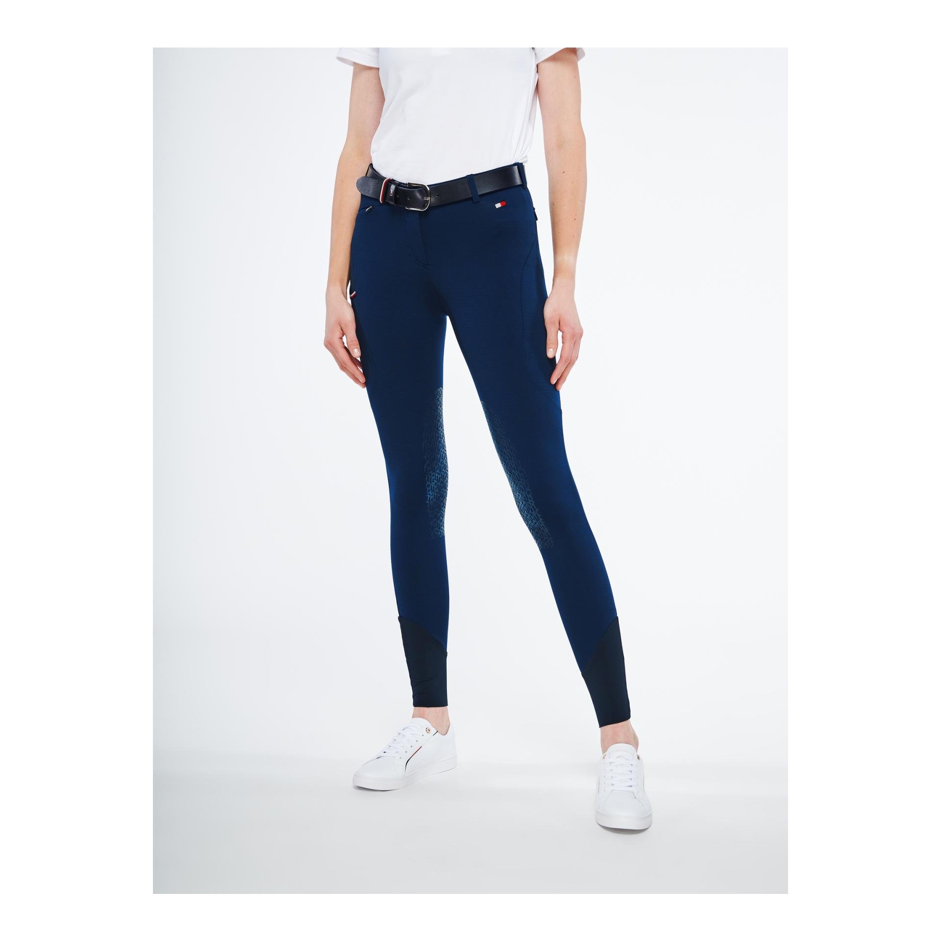 Pantalon d'équitation Performance avec grip au genou pour femmes - ciel désert