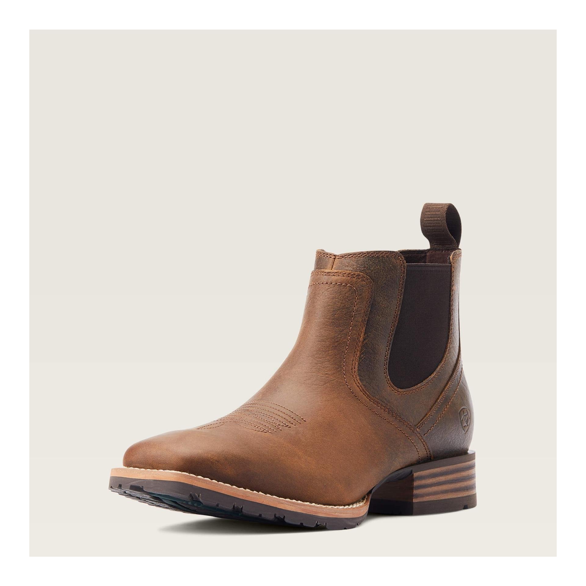 Westernboot Low Wide Square Toe Chelsea Herren
