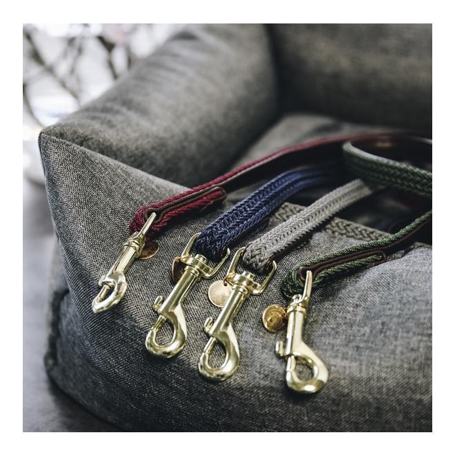 Hundeleine Nylon geflochten - navy Hundeleine Nylon geflochten - navy