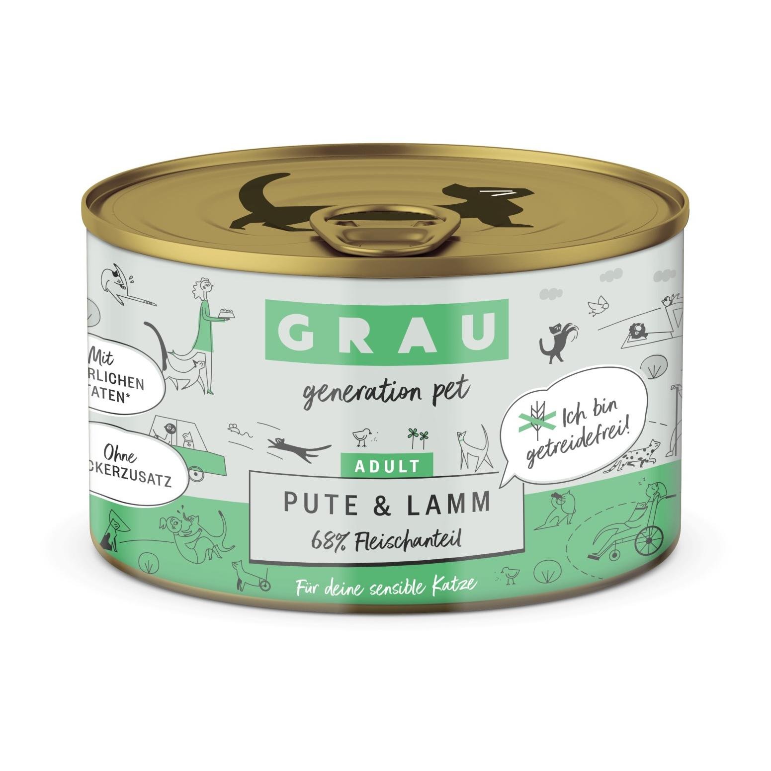 Nassfutter Pute und Lamm