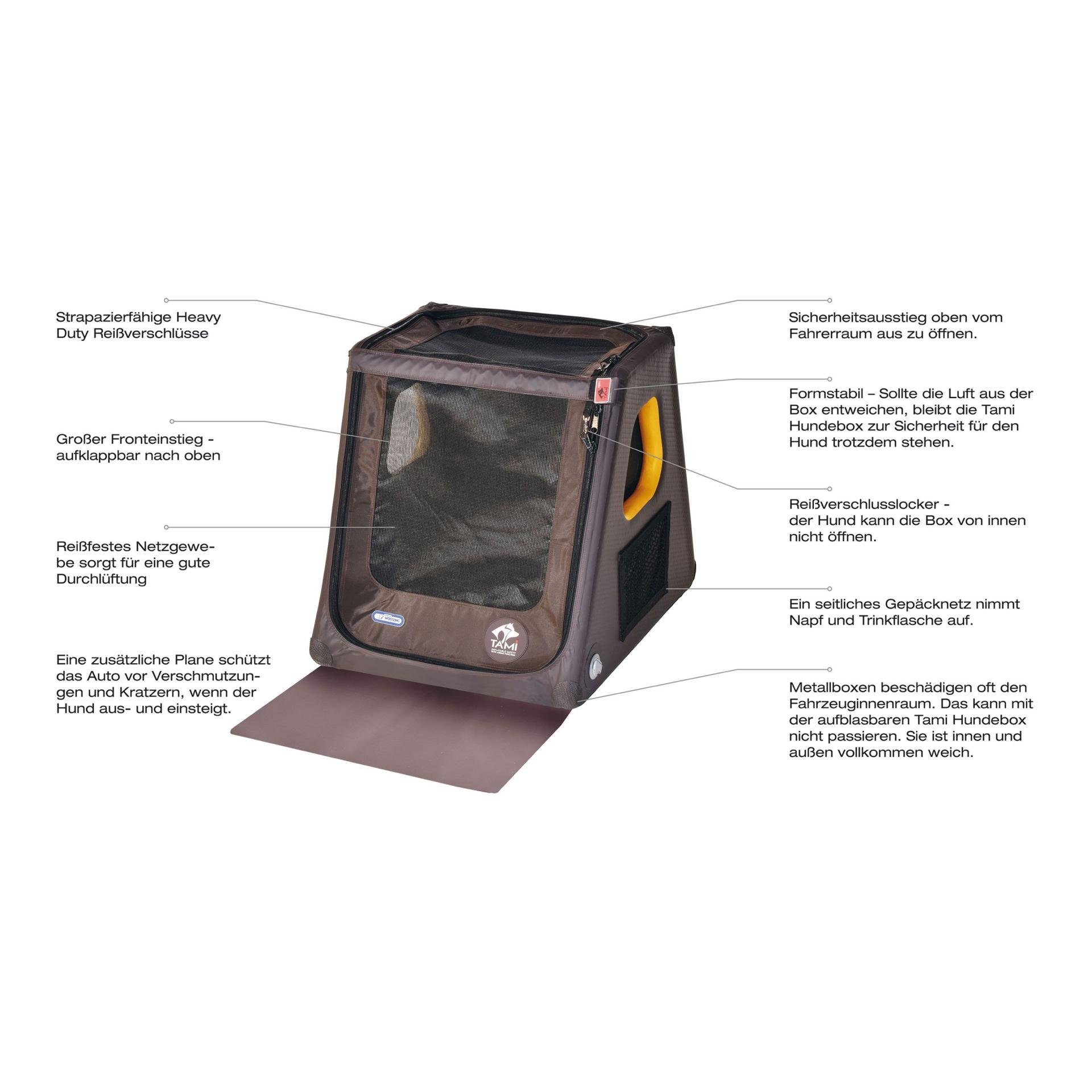 Aufblasbare Hundebox Aufblasbare Hundebox