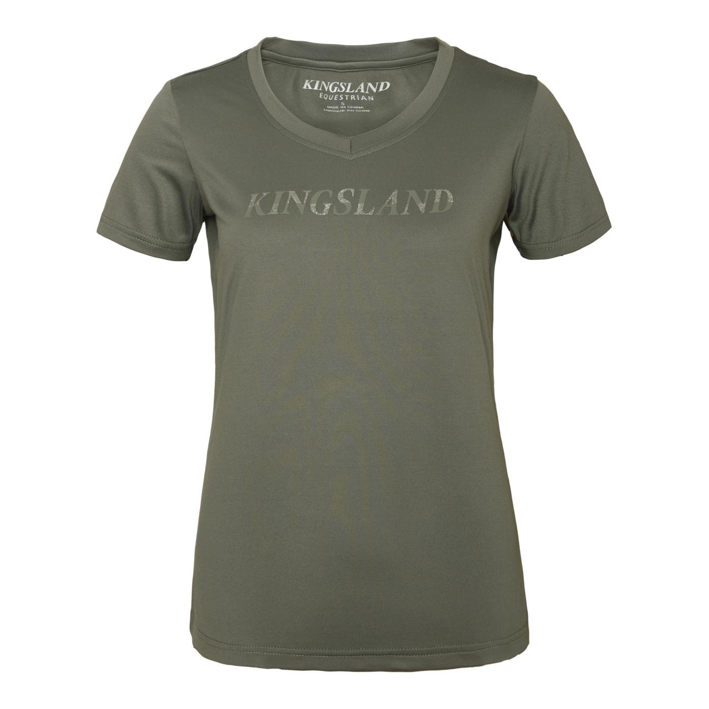 T-shirt Bianca col en V femme