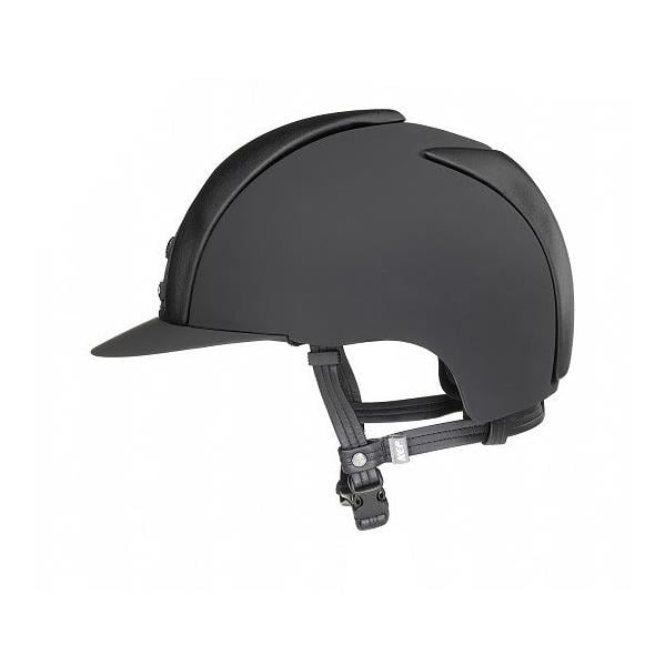 Casque d'équitation Cromo Textil - noir/noir matt