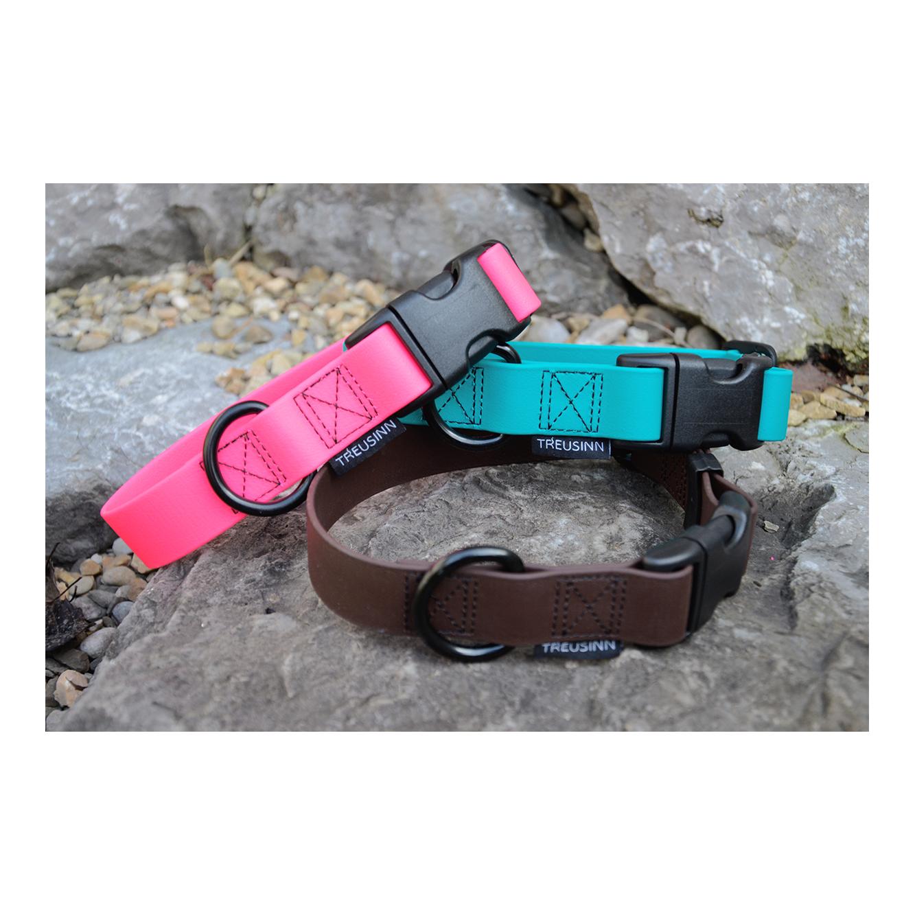 Collier pour chien Biothane STAY - rose fluo Collier pour chien Biothane STAY - rose fluo