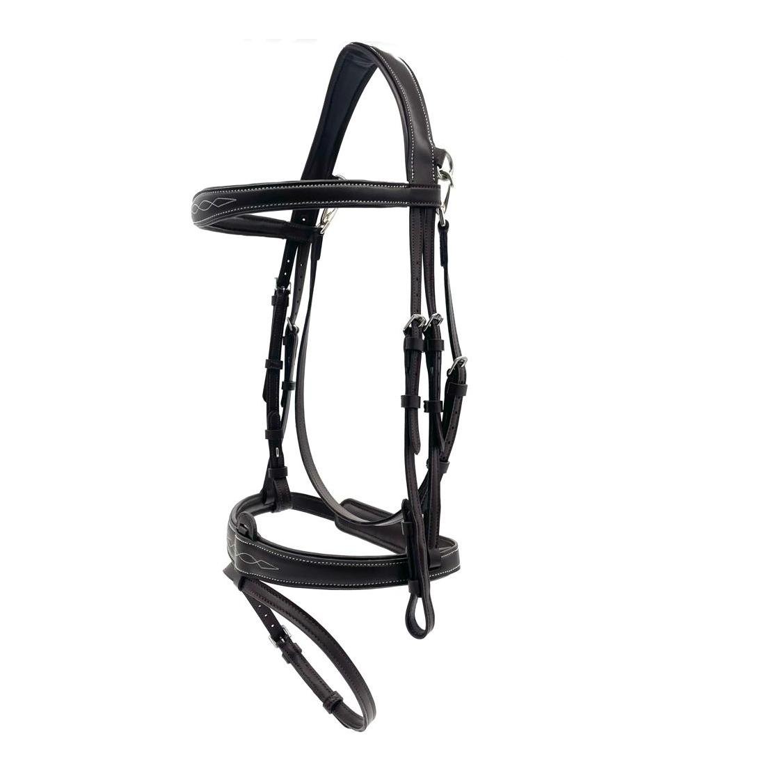 Zaumzeug Mela mit T-Strap Decor Stiching Zaumzeug Mela mit T-Strap Decor Stiching