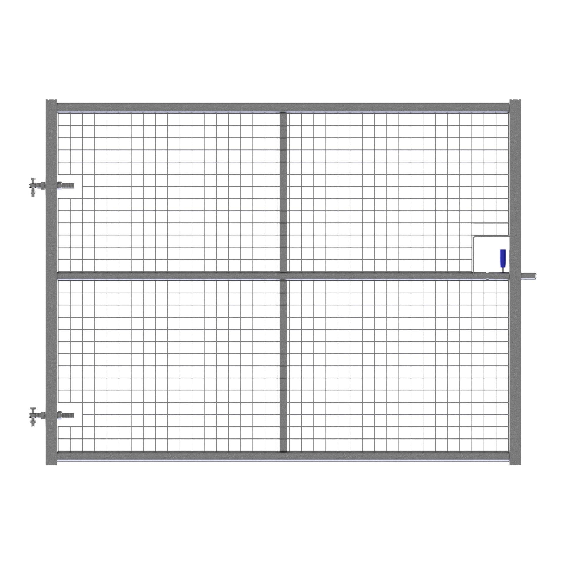 Portail de clôture - avec grille - hauteur 1.50 m