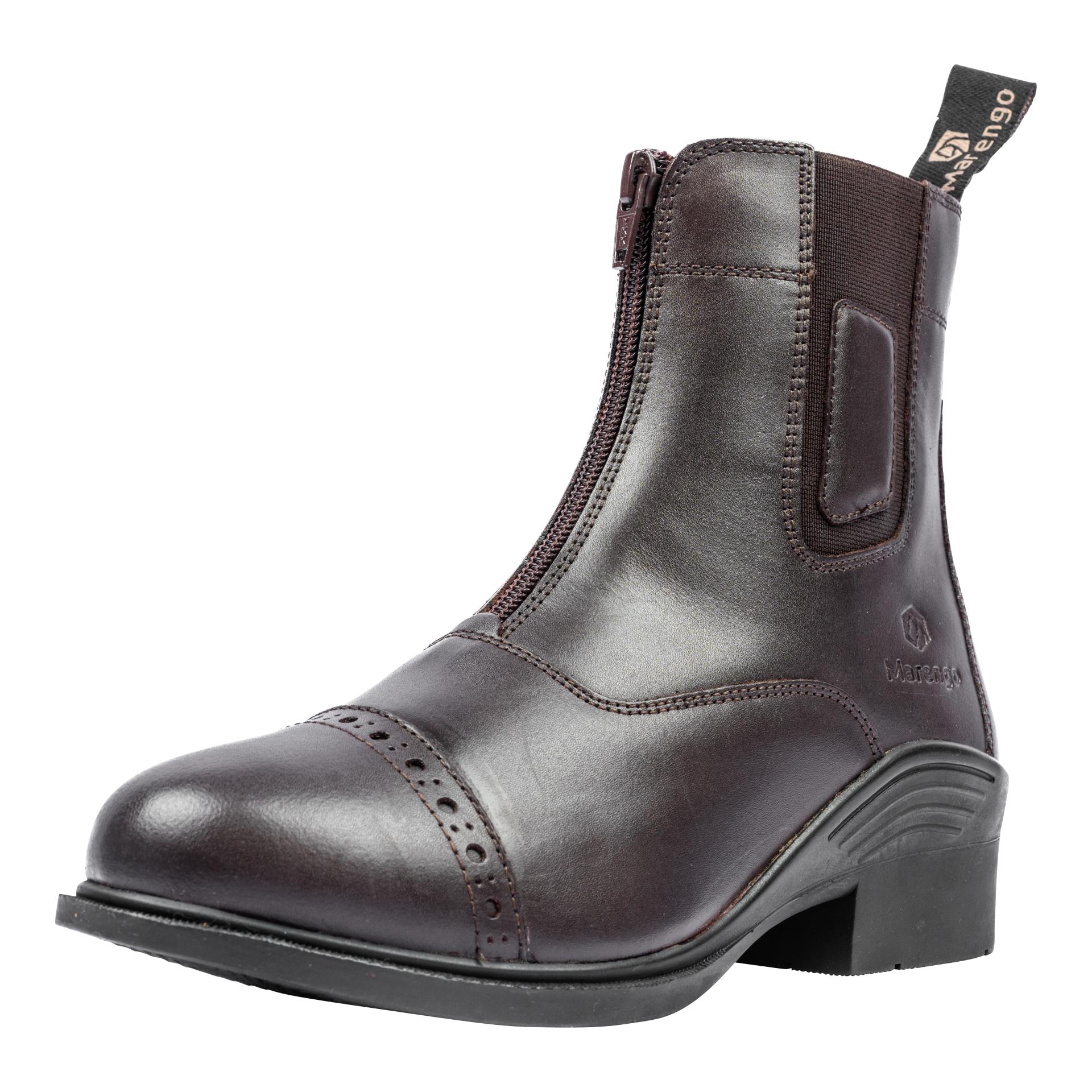 Reitstiefelette Frontzip Pro Echtleder Reitstiefelette Frontzip Pro Echtleder