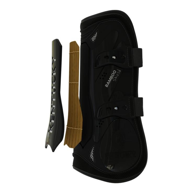 Gamaschen Bamboo Elastik - schwarz