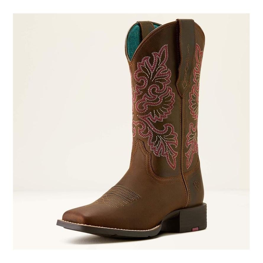 Westernstiefel Round Up StretchFit Wide Square Toe Damen