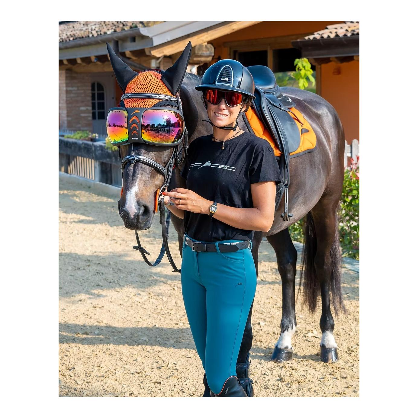 eQuick eVysor : protection oculaire pour chevaux avec protection anti-UV