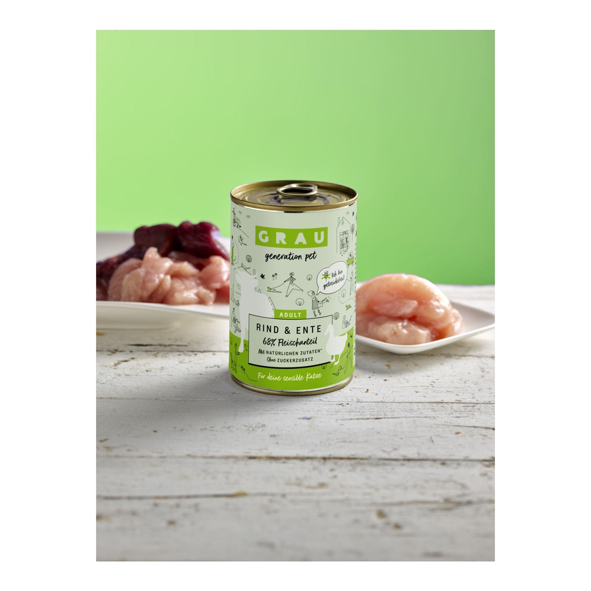 Nassfutter Rind und Ente Nassfutter Rind und Ente