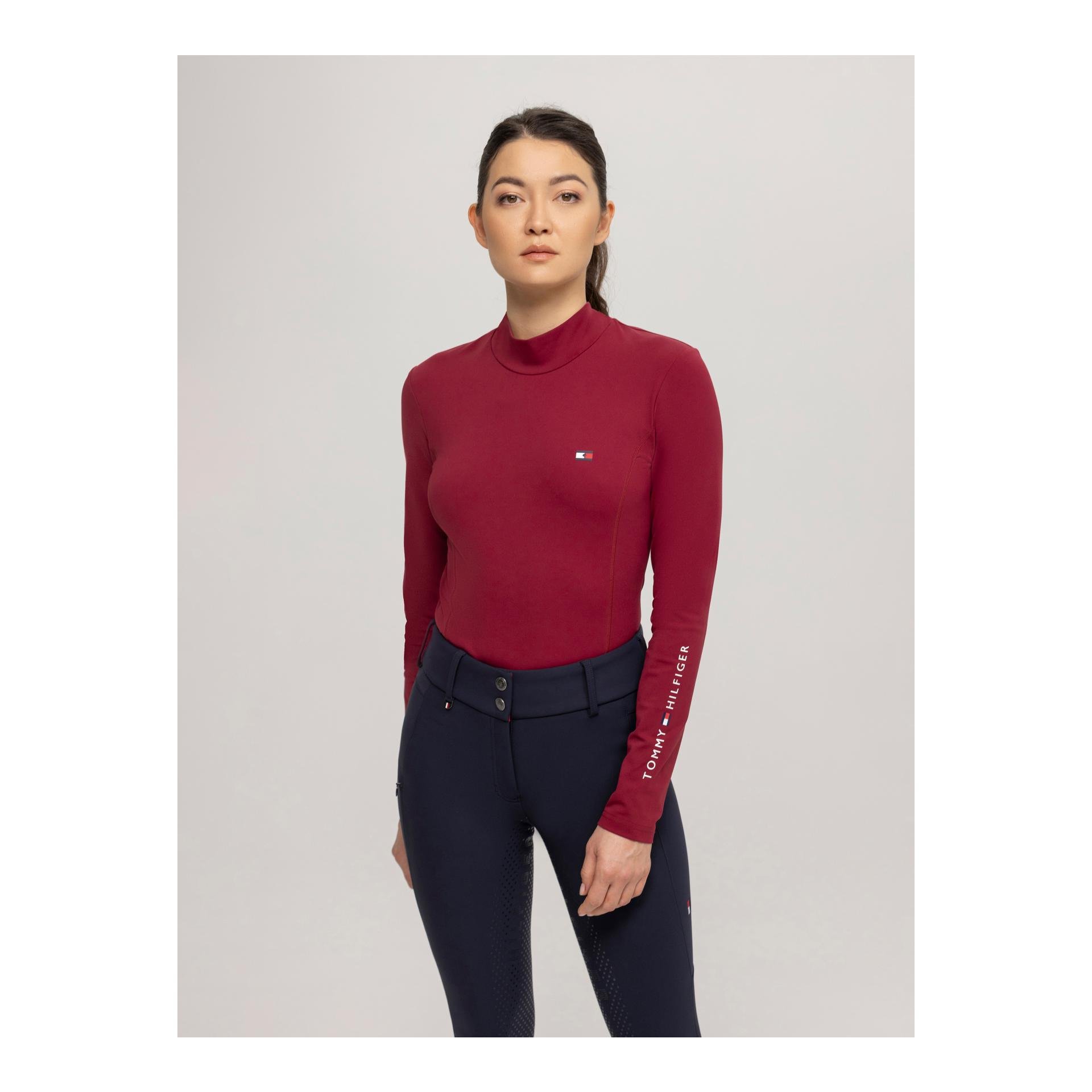 T-shirt fonctionnel col roulé femme