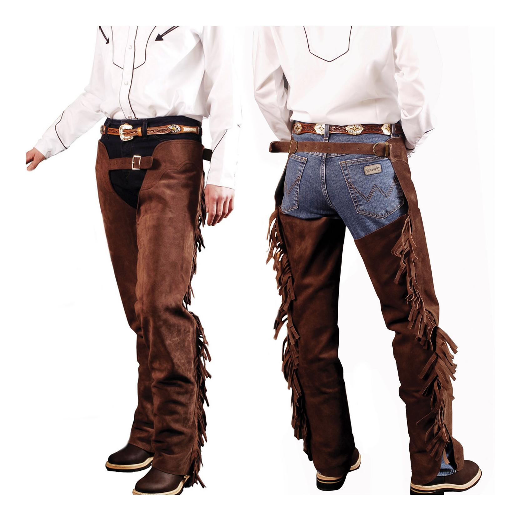 Western Chaps Wildleder mit Fransen