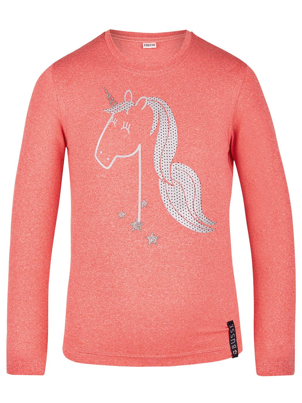 Image of BUSSE Shirt Kids Collection Kinder LS VIII - coral (unicorn)