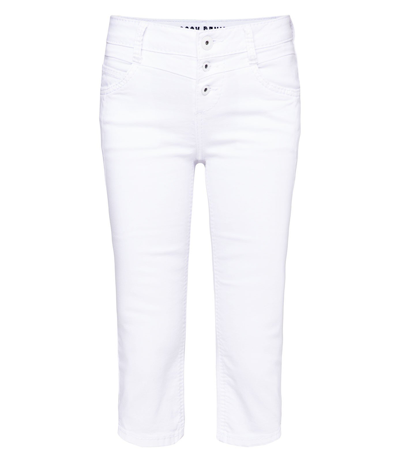 Image of Soccx Capri-Jeans Damen - opticwhite