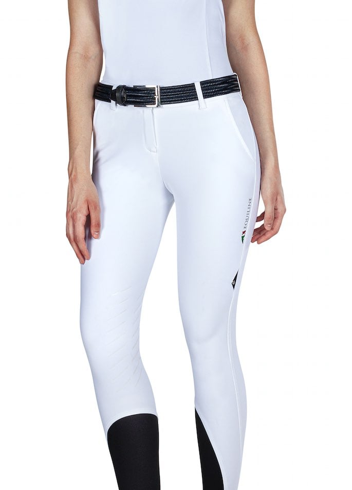 Image of Equiline Reithose Kniegrip Damen - weiss