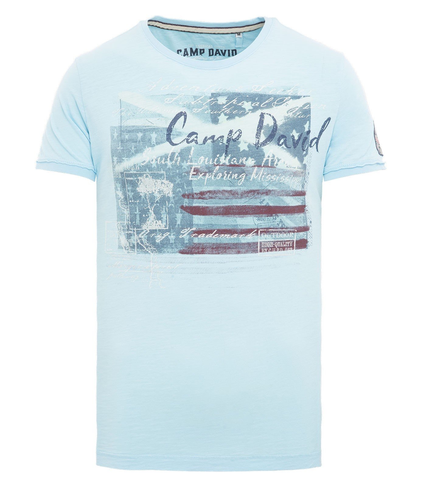 Image of Camp David T-Shirt U.S. Travel III Herren - fresh breeze