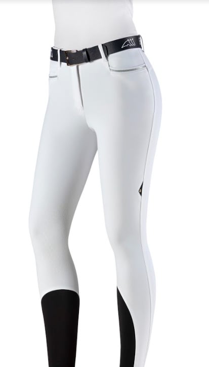 Image of Equiline Reithose Giselleg Kniegrip Damen - weiss
